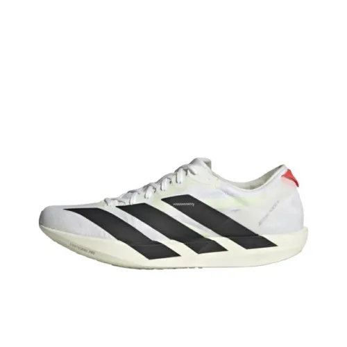 Adidas Adizero Adios 9 Беговые кроссовки Низкий топ Белый черный Мужской