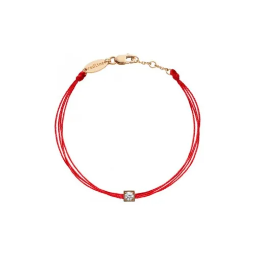 Redline 18K Розовое золото Бриллиантовые браслеты Женские Красный