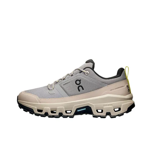 On Slip-resistant Abrasion-resistant Low Top Hiking Shoes Women's Taupe