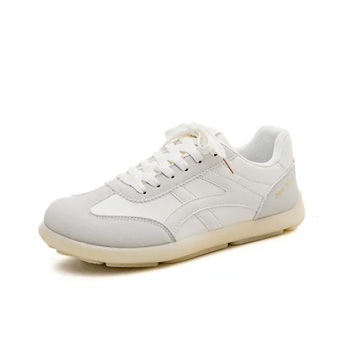 PAUL FRANK Slip-resistant Abrasion-resistant Lightweight Coating Low-Top Casual Shoes Women's Ecru PAUL FRANK Противоскользящий Устойчивый к истиранию Легкий покрытие Низкий верх Повседневная обувь Женская Экрю