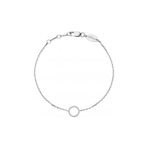 Redline 18К Белое золото браслеты с бриллиантами женский серебряный
