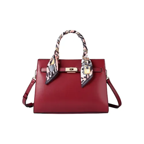 TUCANO Коровья кожа Одно плечо Сумка Большая Женская Бордовая