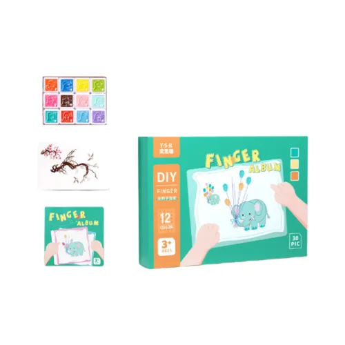 Y·S·R Comfort Cream Coated Fabric DIY Палец Рисование Коробка Развивающие игрушки