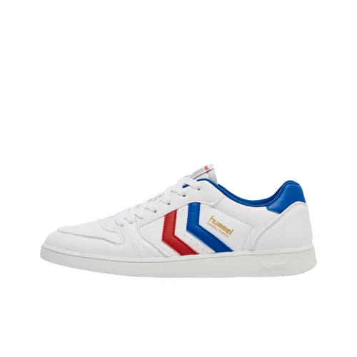 Hummel Slip-resistant Abrasion-resistant Low-top Training Shoes Unisex White Хуммель Противоскользящие Устойчивые к истиранию Низкие Кроссовки для тренировок Унисекс Белые