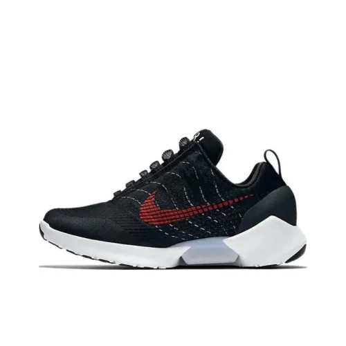 Nike Hyper Adapt Slip-Resistant Abrasion-Resistant Low Top Casual Running Shoes Unisex Black Red Найк Hyper Adapt противоскользящий устойчивый к истиранию низкий топ повседневная обувь для бега унисекс черный красный