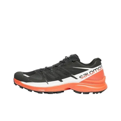 SALOMON S LAB Противоскользящая Устойчивая к истиранию Низкий Топ Альпинистская Обувь Унисекс Черный Оранжевый