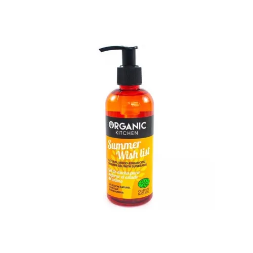 Organic Kitchen Лето Желание Активный Гель для душа Успокаивающий Ароматический Чистка 260 мл