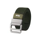 Double Clasp Woven Fabric Belt - Army Green  
Двойная пряжка, ткань, вязаный ремень - армейский зеленый