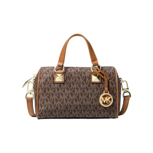 MICHAEL KORS Grayson Полиэстер Сумка через плечо Сумка Маленькая Женская Коричневая