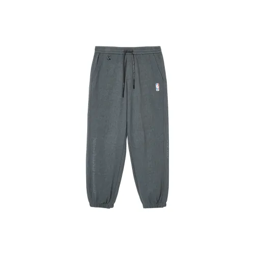 JACK JONES· Джек JONES X NBA Co Бренд Вязаные Тренировочные Брюки Мужские Черные Песочные