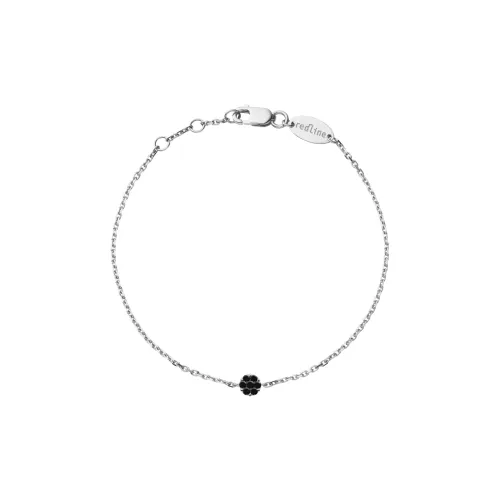 Redline Черный Бриллиант Белое золото 18К золото Браслеты Мужской Черный