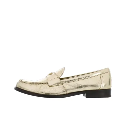 Tory Burch Лоферы Женские Золотые