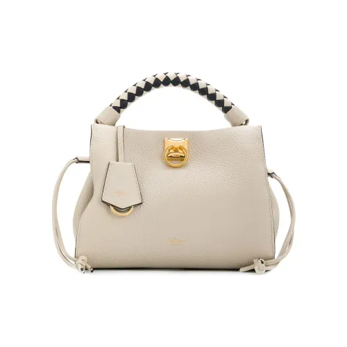 Mulberry Кожа Сумка Маленькая Женская Айвори Белый