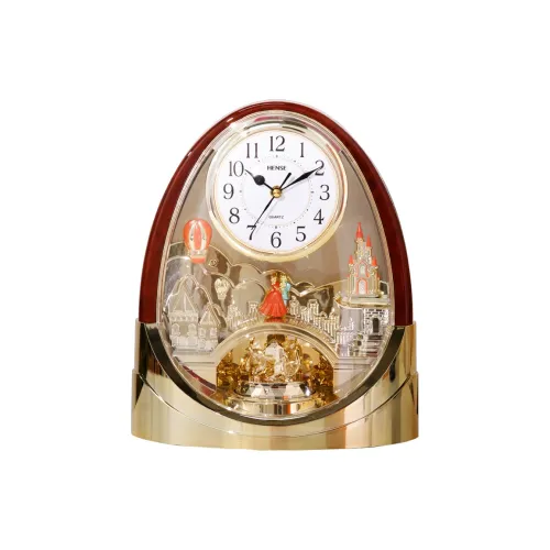 HENSE Кварцевый механизм пластик настольные часы унисекс белый циферблат HD4212