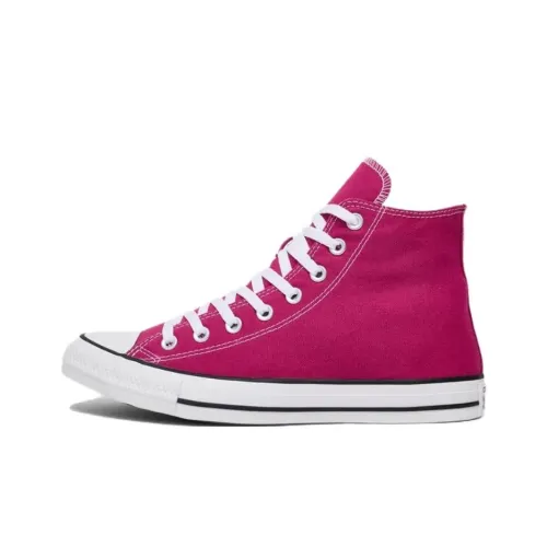 Конверс All Star Износостойкие Высокие Кроссовки для скейтбординга Унисекс Розовые