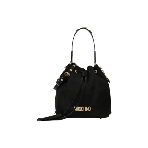 MOSCHINO Кожа Ведрообразная Сумка Женская Черная