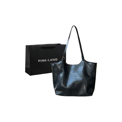 PINK·LAND ПУ (полиуретан) Сумка через плечо Стандартная Женская Кофейная Черная