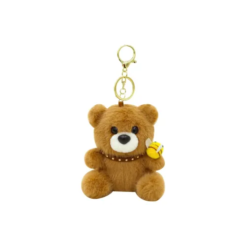 AZLCL Милый Счастливый Медвежонок Коллекция Куклы Плюшевый Брелок 11 см Рекомендуемая Высота