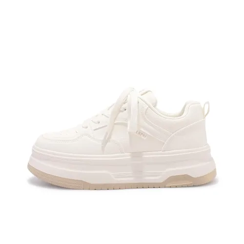 JIONGSEN Амортизация Износостойкие Низкие Кроссовки для Скейтбординга Женские Бежевые Коричневые