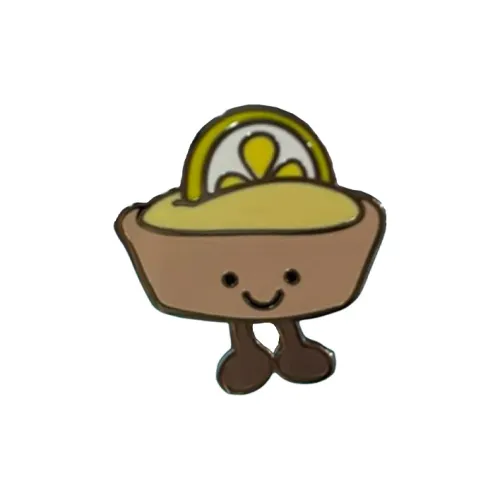 JELLYCAT Fun Food Collection Paris Limited Лимон Crepe Значки