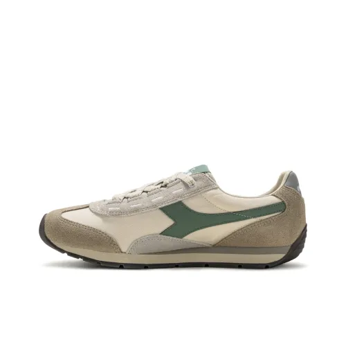 Diadora Устойчивый к истиранию Низкий Топ Casual Унисекс Бежевый Зеленый