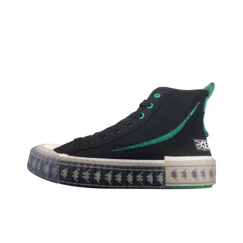 KAPPA One Piece High Top Canvas Shoes Unisex