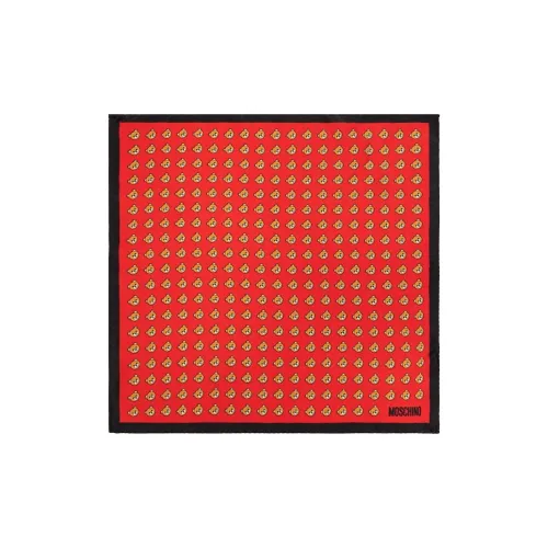 MOSCHINO Шелковые шарфы Мужской Красный