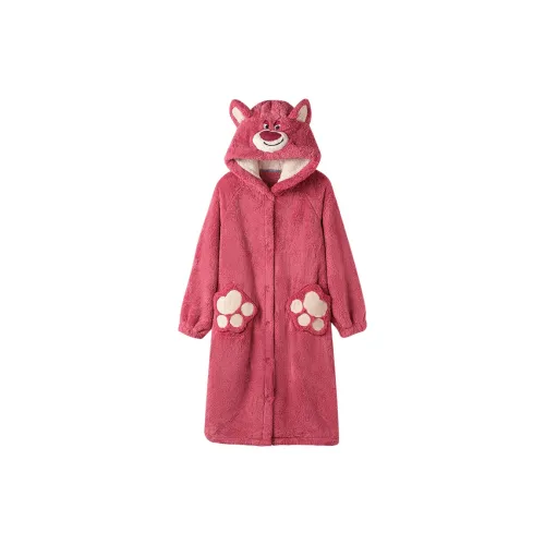 JINGYUN Strawberry Bear Series Женские Банные халаты