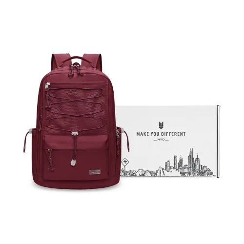 MYD Полиэстер Рюкзак Путешественный Рюкзак Средний Унисекс Бургунди Подсолнух Семена