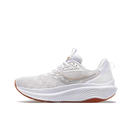 Saucony Амортизация и Дышащий Низкий Топ Городской Коммутирование Повседневные Беговые кроссовки Мужские Белые