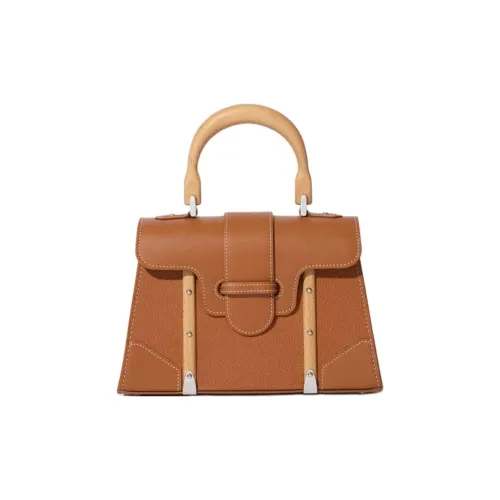 GOYARD Saigon Кожа Сумка через плечо Сумка Мини Женская Коричневая