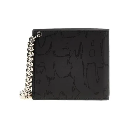 Alexander McQueen Кожа Кошелек Мужской Черный