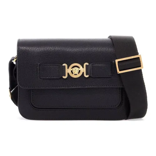 VERSACE Medusa Козья кожа Сумка через плечо Женская Черная