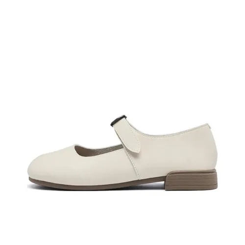 AGSDON Туфли Mary Jane с плоской подошвой 2 см женские