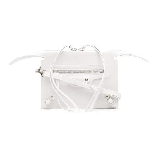 Balenciaga Neo Classic Кожа Сумка через плечо Сумка на плечо Сумка Обычная Женская Белая