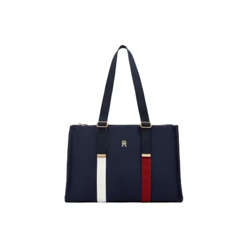 Tommy Hilfiger Полиэстер Тоут Сумка Сумка для покупок Сумка Сумка через плечо Маленькая Женская Морской Синий