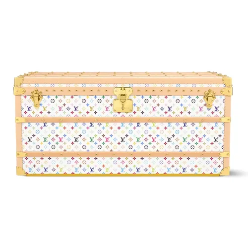 LOUIS VUITTON Takashi Murakami Коллаборация Кожа Хранение Коробка Унисекс Многоцветный