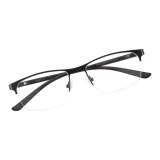 Матовый черный-C07 & Защита от синего света, 0 диоптрий, плоская подошва, линзы