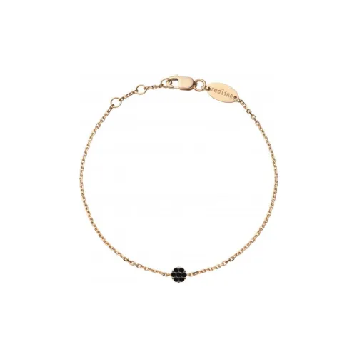 Redline Черный бриллиант Браслеты Мужской Розово-золотой
