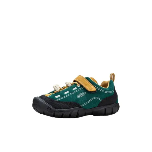 Keen JASPER 2 Детская повседневная обувь Низкий топ Темно-зеленый/Дуб Предшкола