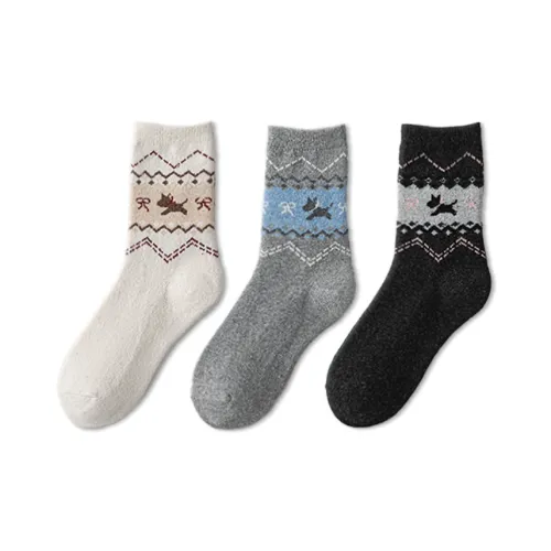 COTTON CHEESE Носки Crew Унисекс упаковка из 3 пар