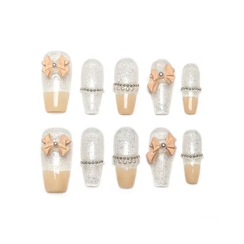 KDOW Waltz Эксклюзивный Премиум Мода Осветляющий Богиня Pure Desire Стиль Instagram Ручная Рисованная False Nail MID Длина (размер в длину) 19 мм