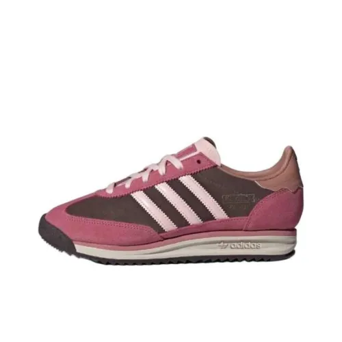 Adidas Originals SL 72 RS Slip Resistant Abrasion Resistant Низкий Топ Casual Женский Розовый
