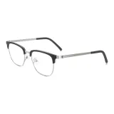 Яркий черный | Серебряный-C05 & Защита от синего света 0 диоптрий Без диоптрийные линзы