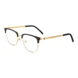 Яркий черный | Золотой-C11 & Защита от синего света 0 диоптрий Без рецепта Линзы