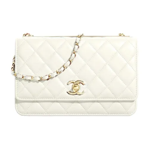 CHANEL Trendy cc Овчина Сумки через плечо Женские Белые
