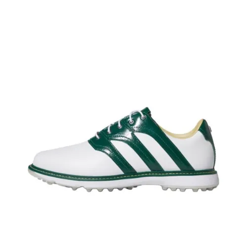 Adidas MC Z Traxion Slip-resistant Abrasion-resistant Низкий топ Обувь для гольфа Унисекс Белый Зеленый