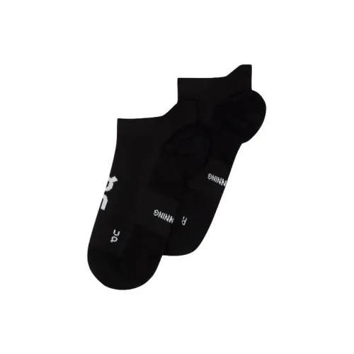 On Core Run Sock Low 2P Низкие носки Унисекс 2 упаковки черные