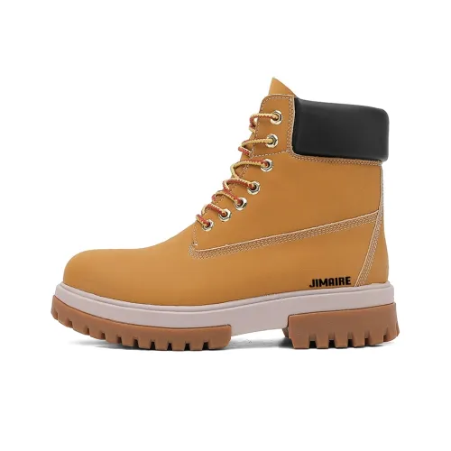 King Jinmai Короткий Мартин Ботин Мужской Золотой