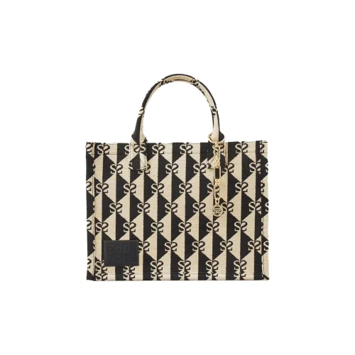 Sandro Акриловая сумка женская черная и светлая умбра